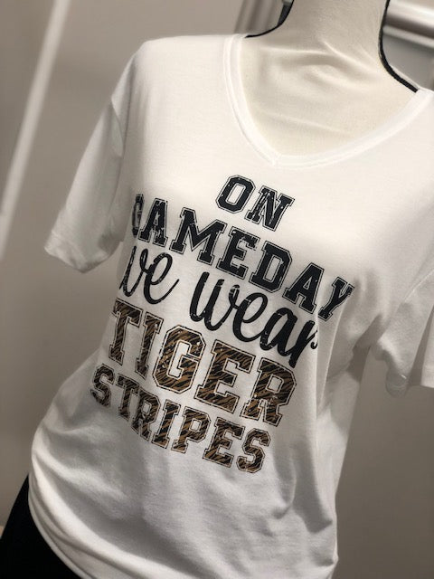 We Wear Tiger Stripes Graphic Tee