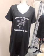 Roses are Red, I'm Going to Bed - Let Me Sleep Shirt