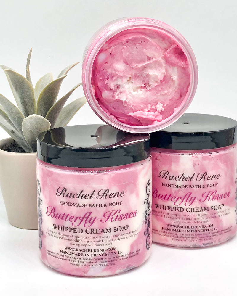 Butterfly Kisses Whipped Cream Soap