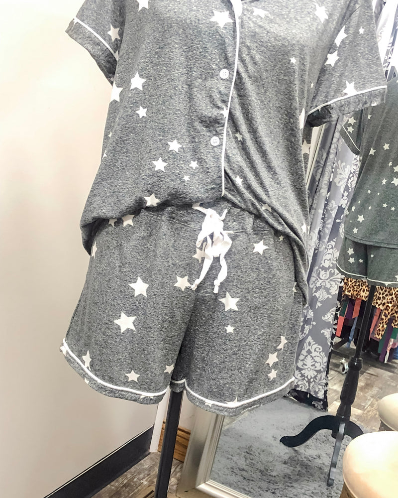 Star Gazer - Pajama Shorts