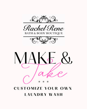 Make & Take Customizable Laundry Wash