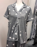 Star Gazer - Button Up Sleep Shirt