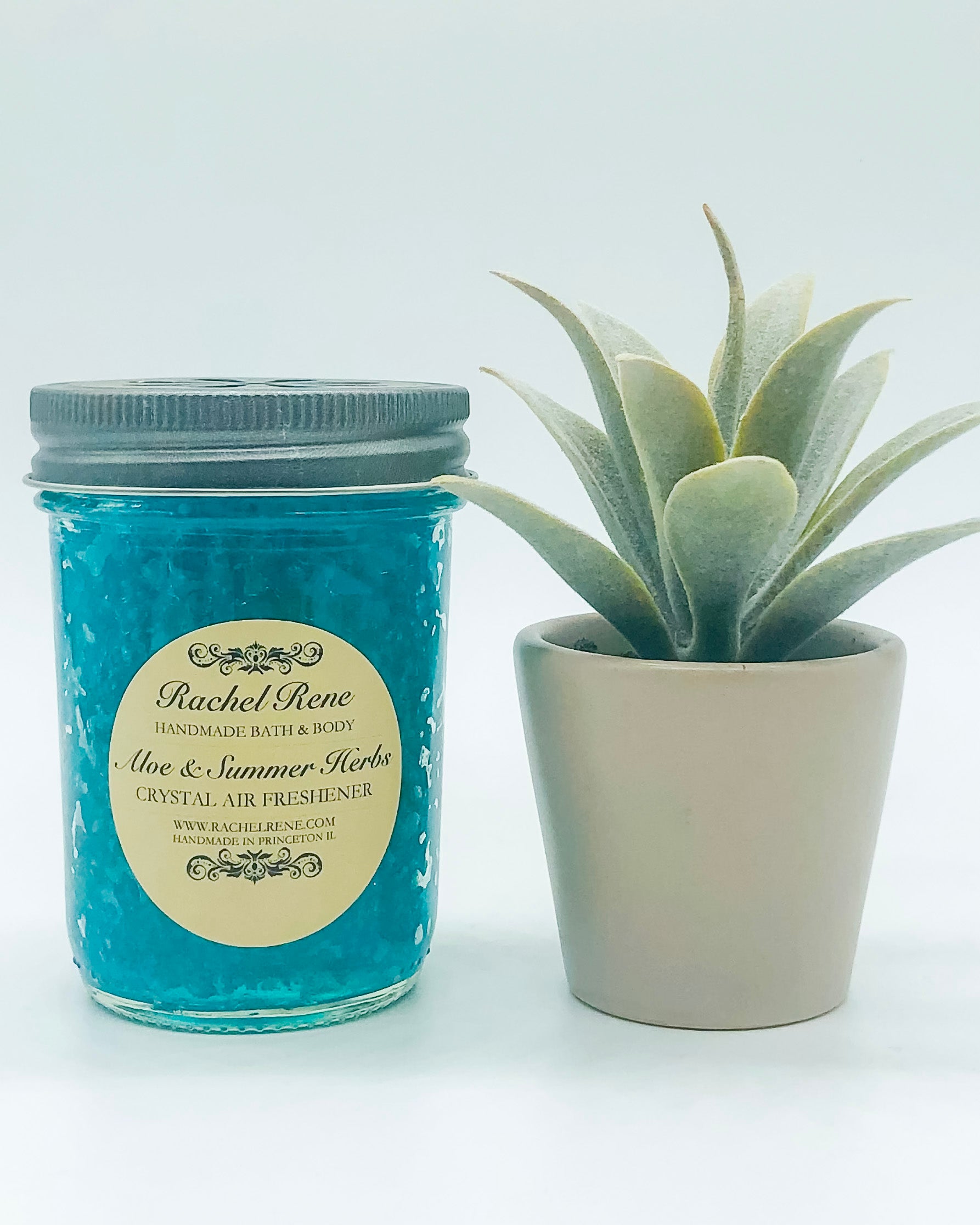 Aloe & Summer Herbs - Crystal Air Freshener – Rachel Rene
