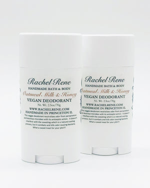 Oatmeal, Milk & Honey - Aluminum Free Natural Deodorant