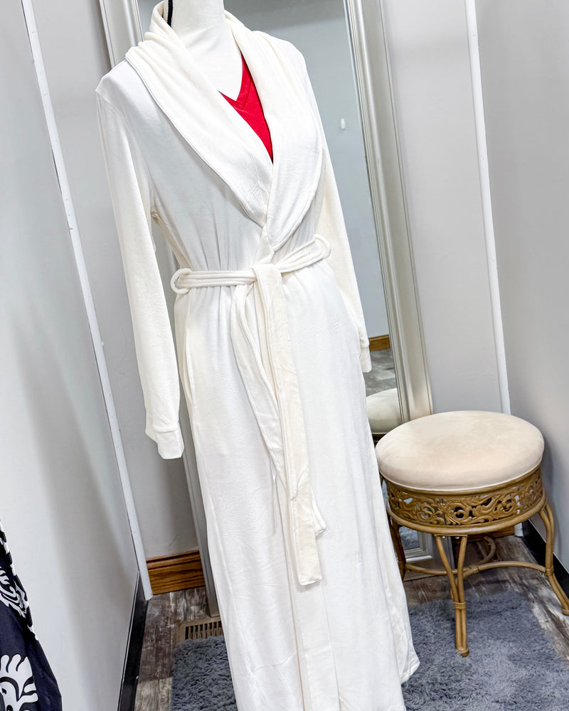 Classic Harbin Robe - Soft White