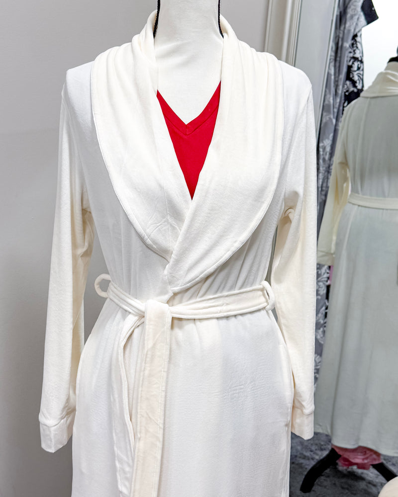 Classic Harbin Robe - Soft White