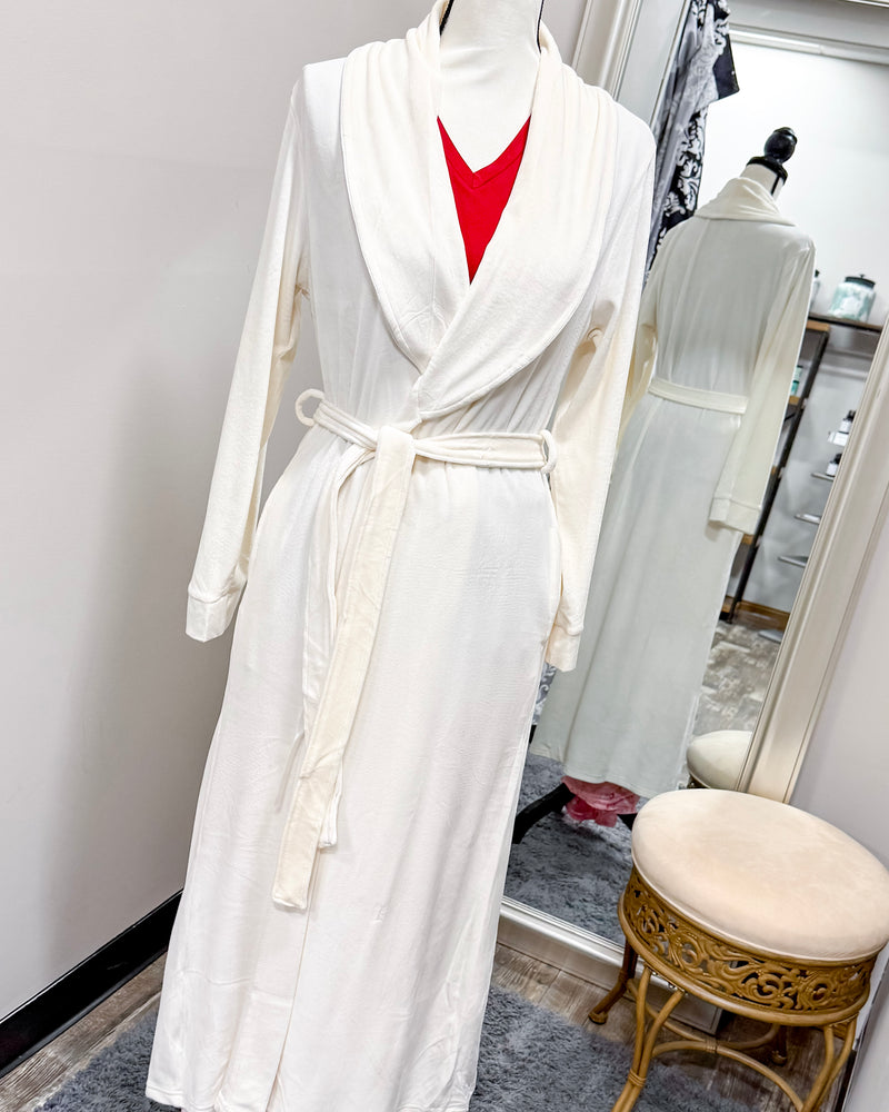 Classic Harbin Robe - Soft White