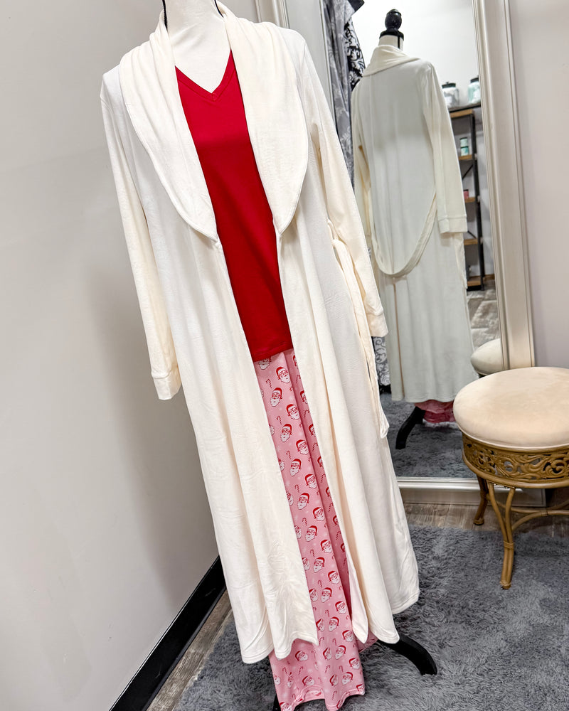 Classic Harbin Robe - Soft White