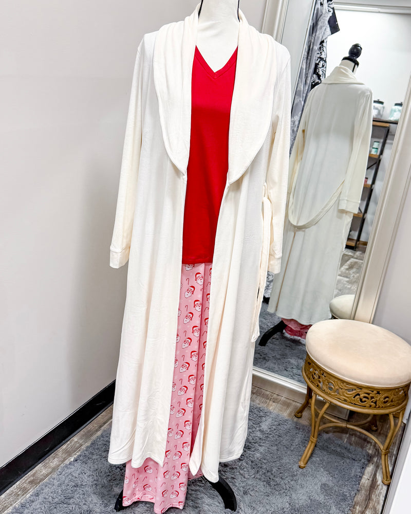 Classic Harbin Robe - Soft White