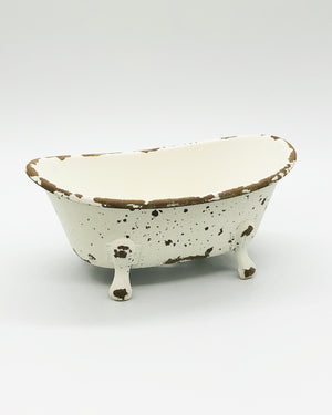 Distressed Cream Bathtub
