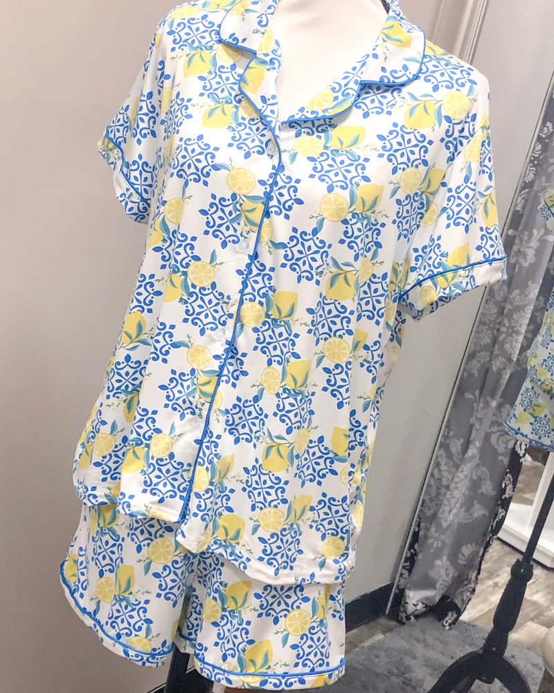 
            
                Load image into Gallery viewer, Sleepless in Santorini - Button Up Shirt
            
        