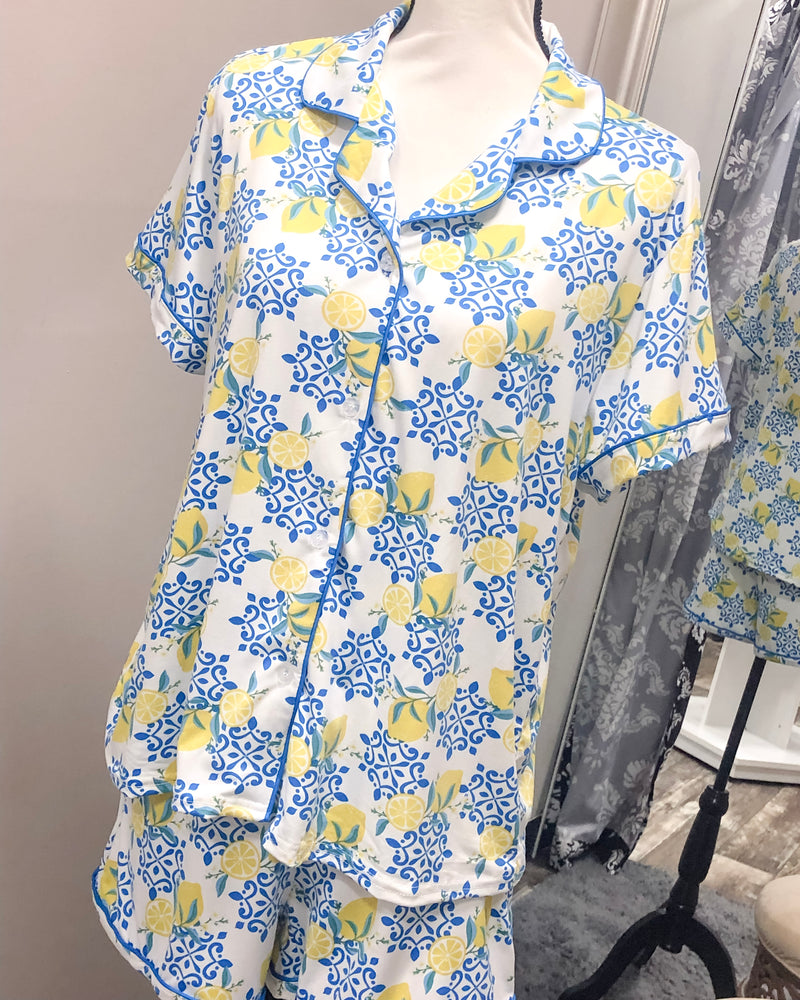 
            
                Load image into Gallery viewer, Sleepless in Santorini - Button Up Shirt
            
        
