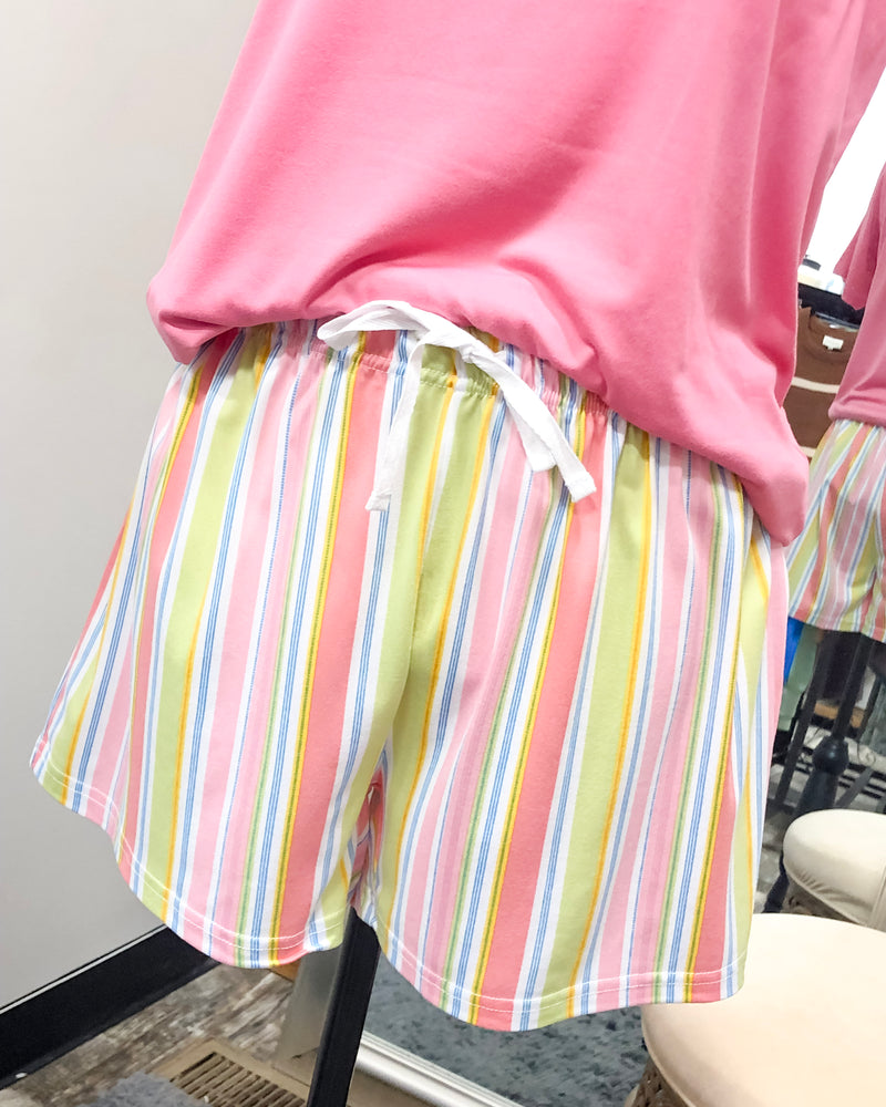 Janey Stripe - Sleep Shorts