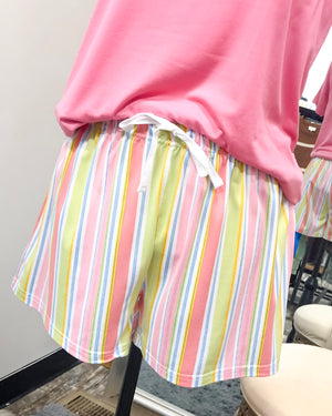 Janey Stripe - Sleep Shorts