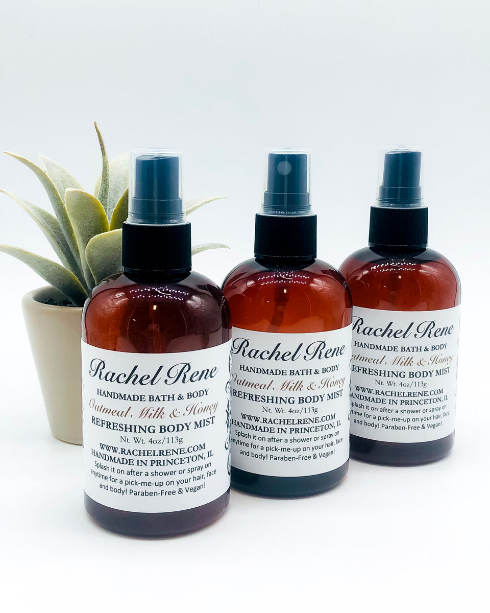 Oatmeal Milk Honey - Refreshing Body Mist – Rachel Rene