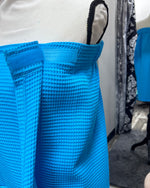 Waffle Spa Bath Wrap - Turquoise