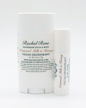 Oatmeal, Milk & Honey - Aluminum Free Natural Deodorant