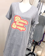 Peace Love and Naps - Let Me Sleep Shirt
