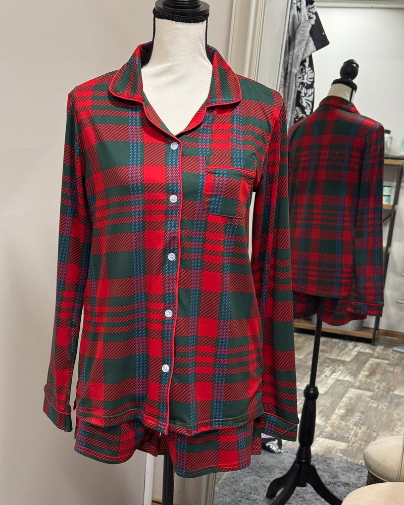 Telluride Plaid - Sleep Shorts