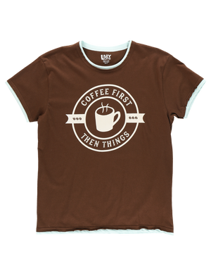 Coffee First - Pajama Top