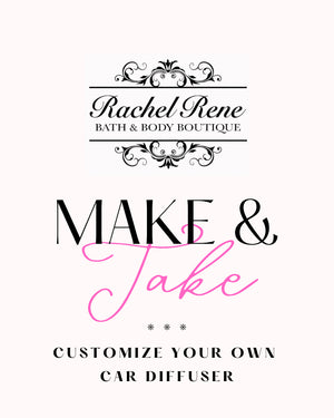 Make & Take Customizable Car Diffuser