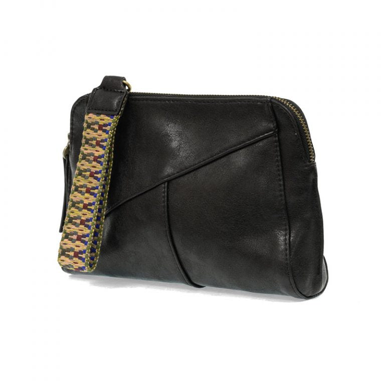 
            
                Load image into Gallery viewer, Black Gigi Crossbody with Woven Wrist Strap
            
        