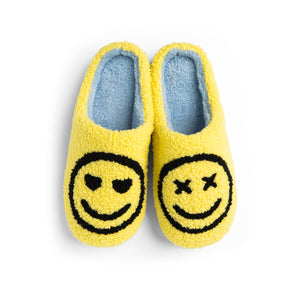 
            
                Load image into Gallery viewer, Super Fuzzy Slippers - Smiley Face
            
        