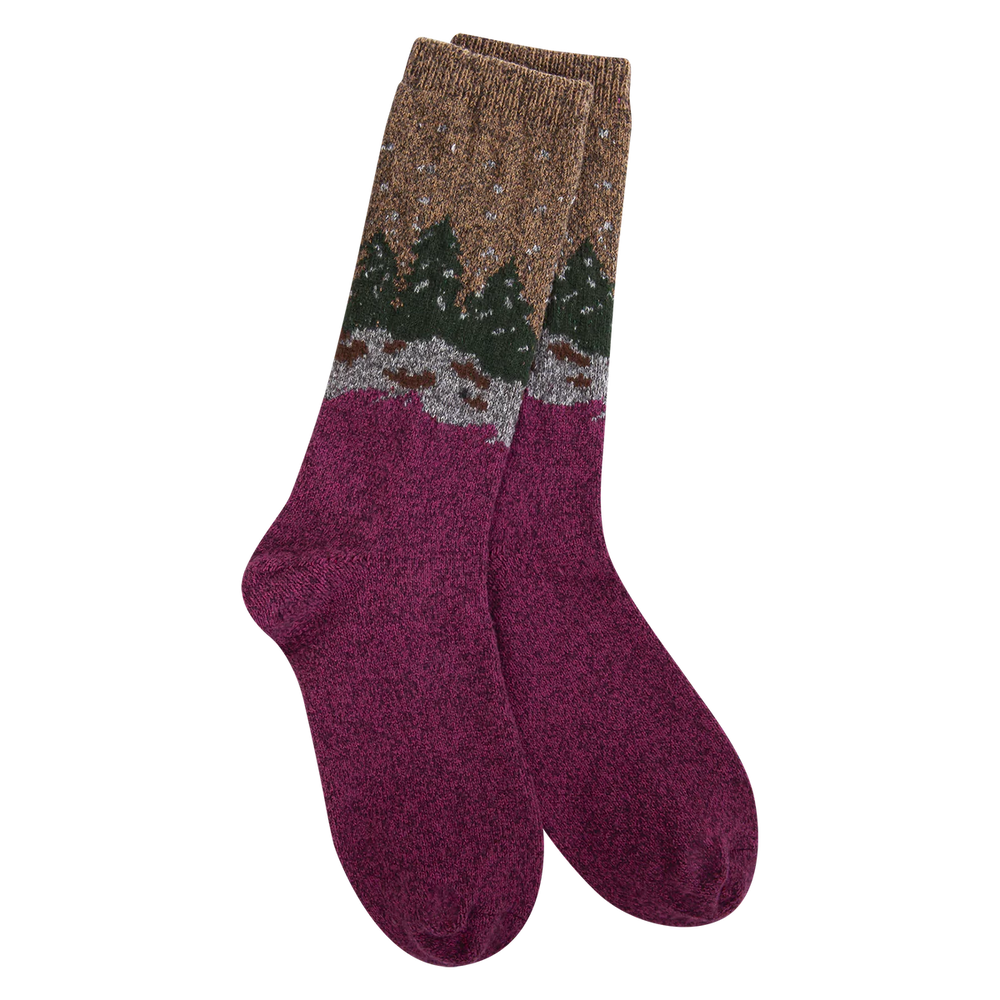 
            
                Load image into Gallery viewer, World&amp;#39;s Softest Socks - Cranberry Forest
            
        
