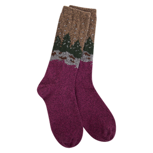 World's Softest Socks - Cranberry Forest