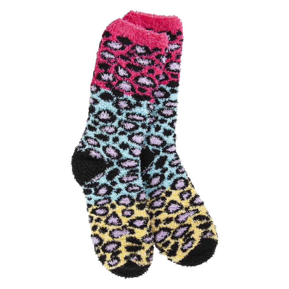 World's Softest Socks - Multi Leopard