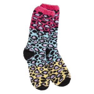 World's Softest Socks - Multi Leopard