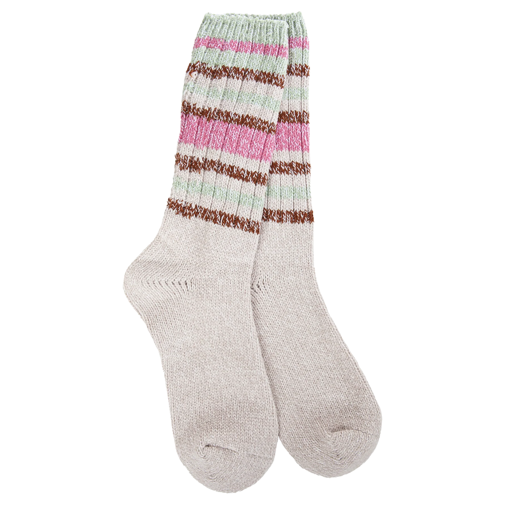 World's Softest Socks - Mushroom Stripe