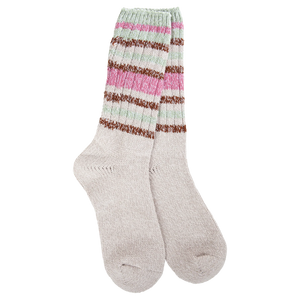 World's Softest Socks - Mushroom Stripe