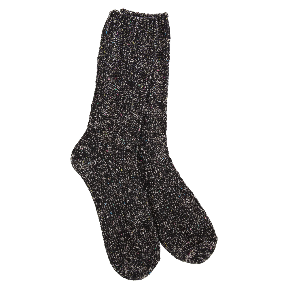World's Softest Socks - Black Confetti