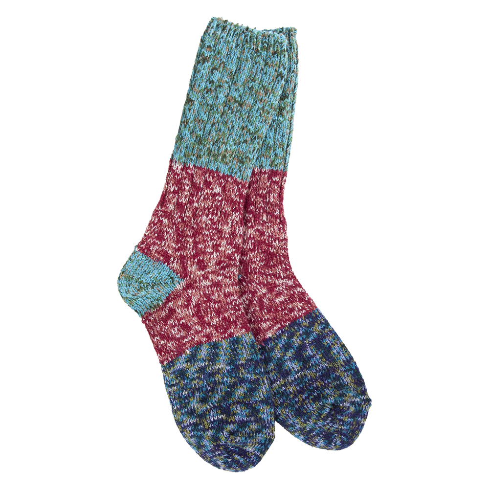 
            
                Load image into Gallery viewer, World&amp;#39;s Softest Socks - Cranberry CB Multi
            
        