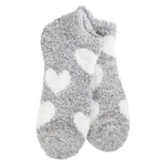 World's Softest Socks - Heart Silver