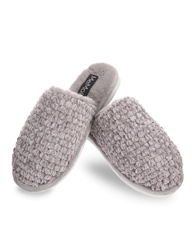 Women's Woven Chenille Textured Hard Bottomed Slippers