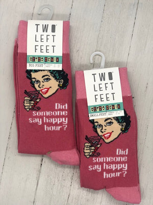 Say Happy Hour Retro Unisex Socks