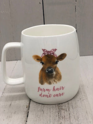 
            
                Load image into Gallery viewer, Farm Hair Don&amp;#39;t Care - Ceramic Mug
            
        