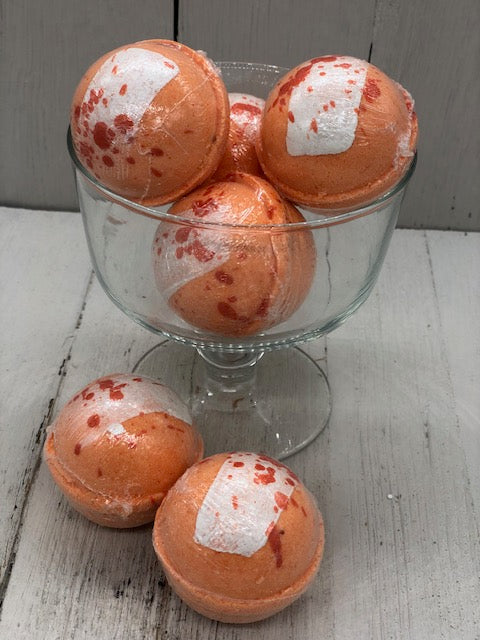 Orange Peel Bath Bombs