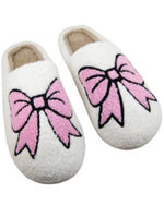 Light Pink Bow Slippers