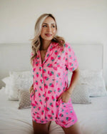 Pink Strawberry PJ Loungewear Set