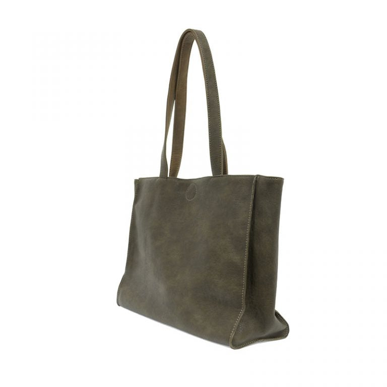 Olive/ Mushroom Tatum Reversible Bag