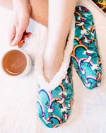 Unicorns - Fuzzy Feet Slippers