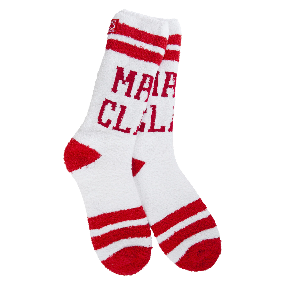 
            
                Load image into Gallery viewer, World&amp;#39;s Softest Socks - Mama Claus
            
        