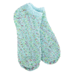 World's Softest Socks - Aqua Blue Confetti