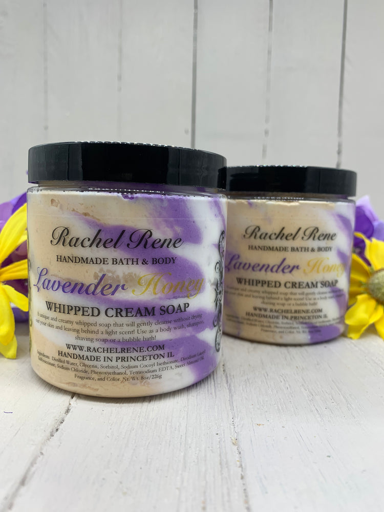 Lavender Honey Whipped Cream Soap