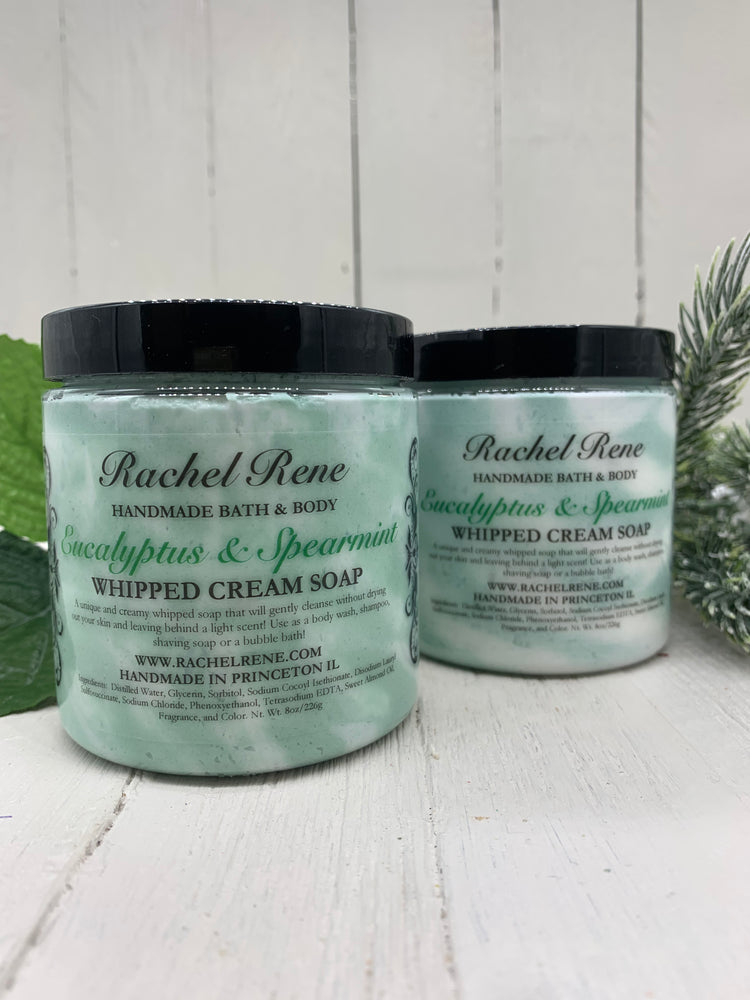 Eucalyptus & Spearmint Whipped Cream Soap