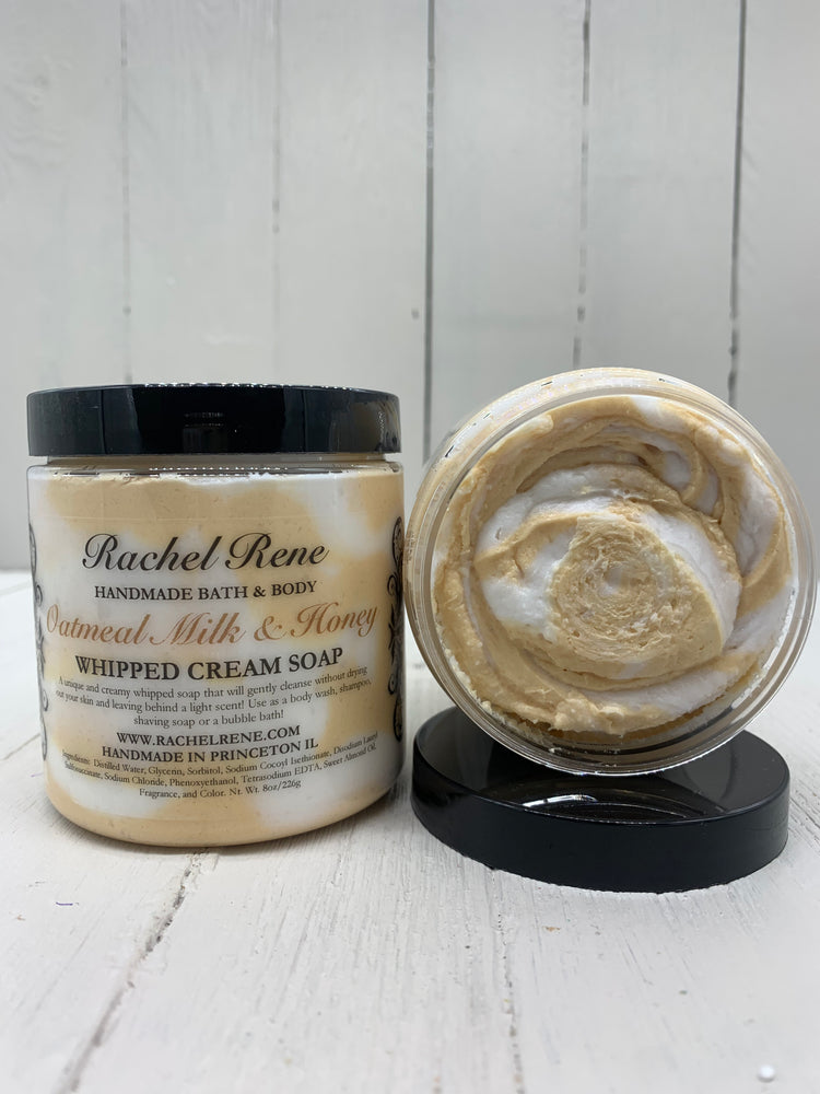 Oatmeal Milk & Honey Whipped Cream Soap