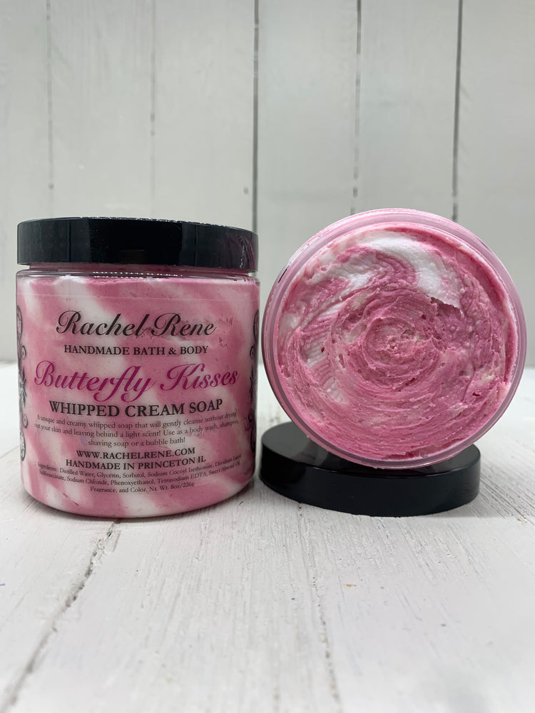 Butterfly Kisses Whipped Cream Soap